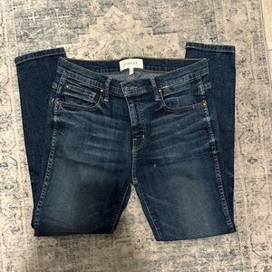 The almost Skinny high rise  Denim Jeans by THE GREAT